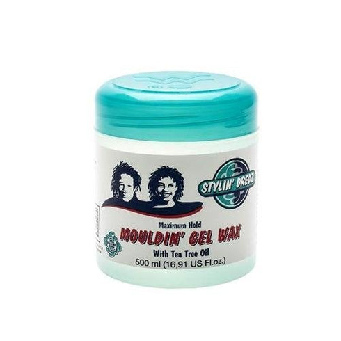Stylin Dredz Mouldin Gel Wax Maximum Hold With Tea Tree 500ml